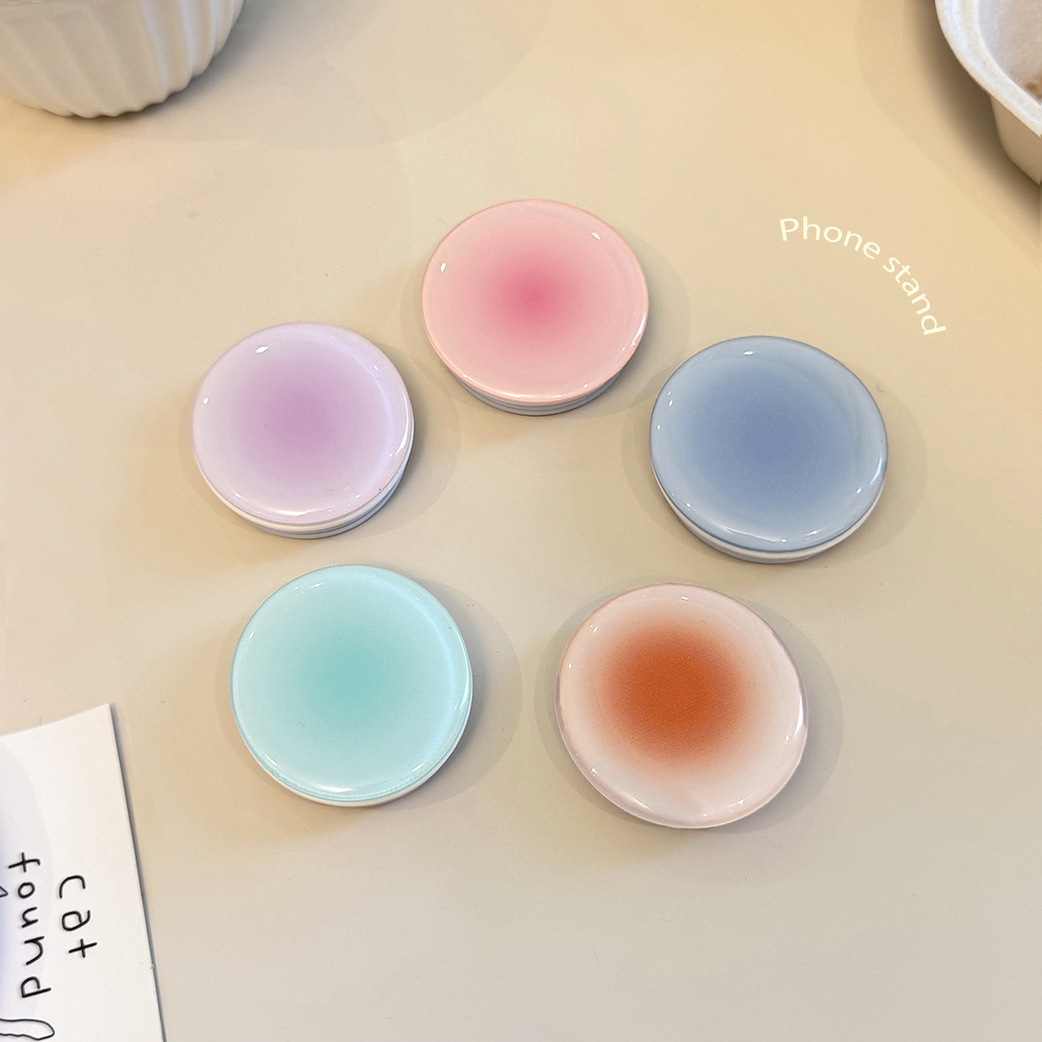 Ins Style Gradient Phone Grip  - đánh giá và giá Mobile Tech Accessories