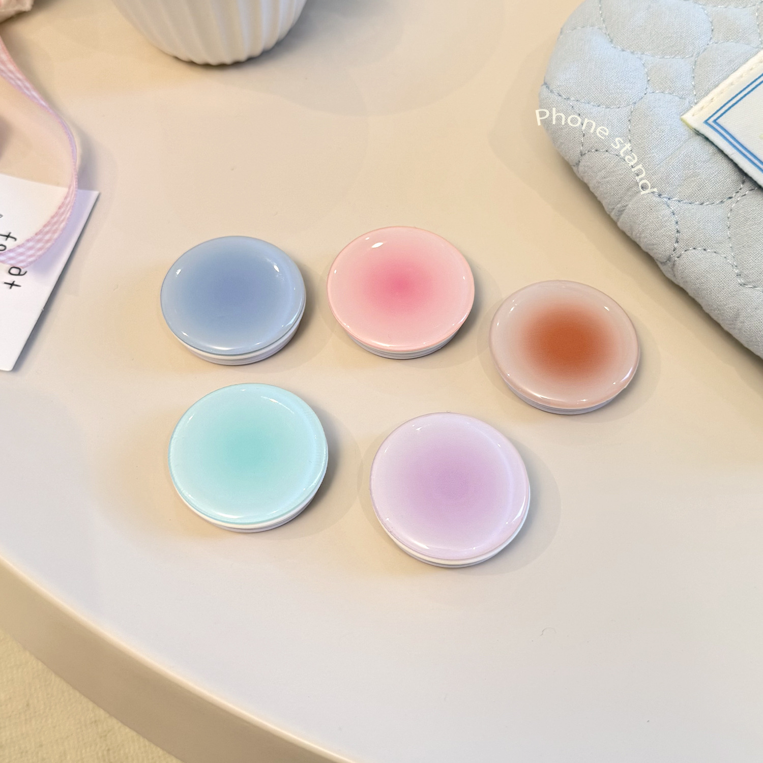 Ins Style Gradient Phone Grip  - đánh giá và giá Mobile Tech Accessories