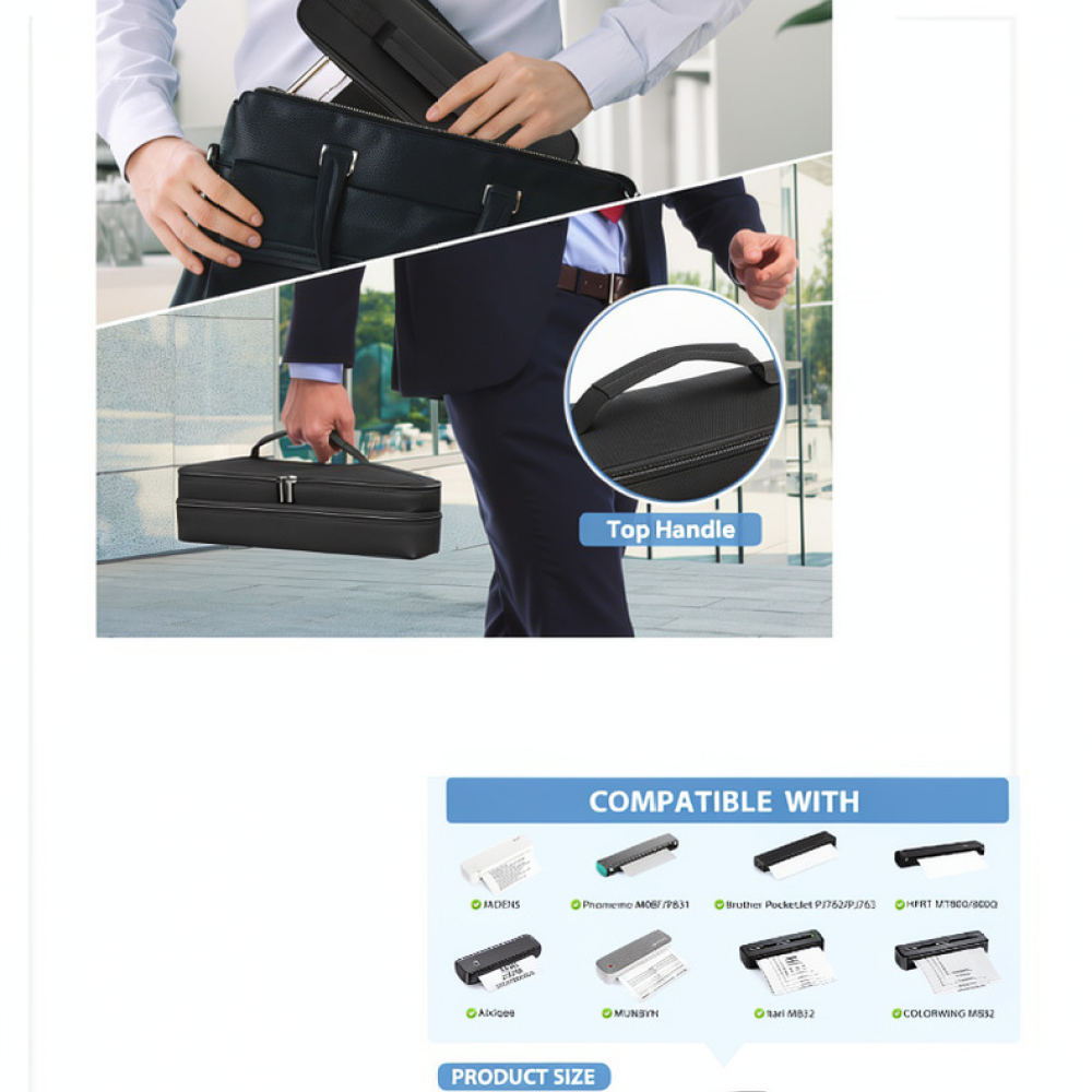 Compact Portable Printer Stora - đánh giá và giá Tech Accessories Travel Organizer Pouch