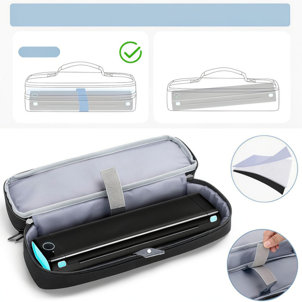 Compact Portable Printer Stora - đánh giá và giá Tech Accessories Travel Organizer Pouch